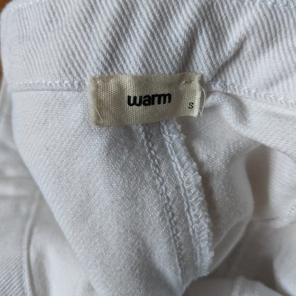 Warm | White Super Wide Leg Pants - Picture 5 of 8